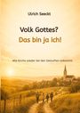 „Ulrich Seeckt: Volk Gottes? Das bin ja ich! Wie Kirche wieder bei den Getauften ankommt.“ Landschaft mit Kirche im Sonnenuntergang.