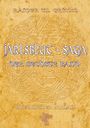 "Jarlsblut - Saga, der sechste Band. Historischer Roman. Rainer W. Grimm." Beige Hintergrund mit nordischem Muster.