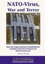 "NATO-Virus, War and Terror" mit einem Luftbild eines modernen Gebäudes; unten: "A&O Publishing".
