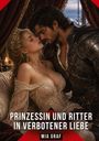 Romantische Szene: Eine Prinzessin und ein Ritter in einem intimen Moment, sie tragen aufwendige Kleidung.