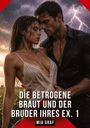 „Die betrogene Braut und der Bruder ihres Ex. 1“ von Mia Graf. Zwei Personen im Regen vor einem Gewitterhimmel.