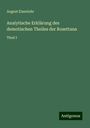 August Eisenlohr: Analytische Erklärung des demotischen Theiles der Rosettana, Buch