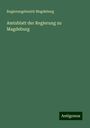 Regierungsbezirk Magdeburg: Amtsblatt der Regierung zu Magdeburg, Buch