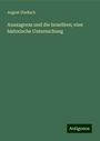 August Gladisch: Anaxagoras und die Israeliten; eine historische Untersuchung, Buch