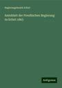 Regierungsbezirk Erfurt: Amtsblatt der Preußischen Regierung zu Erfurt 1865, Buch