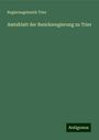 Regierungsbezirk Trier: Amtsblatt der Bezirksregierung zu Trier, Buch