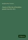 Brooklyn New York N. Y.: Charter of the city of Brooklyn: passed June 28, 1873, Buch