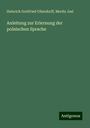 Heinrich Gottfried Ollendorff: Anleitung zur Erlernung der polnischen Sprache, Buch