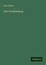 Kuno Fischer: Anti-Trendelenburg, Buch