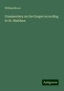 William Bruce: Commentary on the Gospel according to St. Matthew, Buch