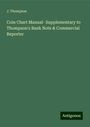 J. Thompson: Coin Chart Manual- Supplementary to Thompson's Bank Note & Commercial Reporter, Buch