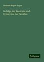 Hermann August Hagen: Beiträge zur Kenntniss und Synonymie der Psociden, Buch