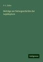 P. C. Zeller: Beiträge zur Naturgeschichte der Lepidoptern, Buch