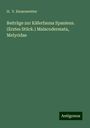 H. V. Kiesenwetter: Beiträge zur Käferfauna Spaniens. (Erstes Stück.) Malacodermata, Melyridae, Buch