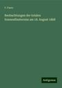 F. Fauro: Beobachtungen der totalen Sonnenfinsterniss am 18. August 1868, Buch