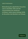 Jakob Frohschammer: Beleuchtung der päpstlichen Encyclica vom 8. December 1864 und des Verzeichnisses der modernen Irrthümer: nebst einem Anhang, Kritik de Broschüre des Bischofs von Orleans, Buch