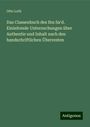 Otto Loth: Das Classenbuch des Ibn Sa¿d. Einleitende Untersuchungen über Authentie und Inhalt nach den handschriftlichen Überresten, Buch