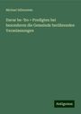 Michael Silberstein: Davar be-¿ito = Predigten bei besonderen die Gemeinde berührenden Veranlassungen, Buch