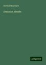 Berthold Auerbach: Deutsche Abende, Buch