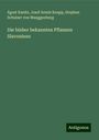 Ágost Kanitz: Die bisher bekannten Pflanzen Slavoniens, Buch