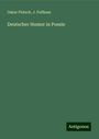 Oskar Pletsch: Deutscher Humor in Poesie, Buch