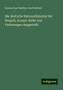 Gustav Emil Barthel: Die deutsche Nationalliteratur der Neuzeit, in einer Reihe von Vorlesungen dargestellt, Buch