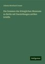 Johann Bernhard Graser: Die Gemmen des Königlichen Museums zu Berlin mit Darstellungen antiker Schiffe, Buch