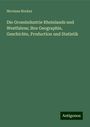 Nicolaus Hocker: Die Grossindustrie Rheinlands und Westfalens; ihre Geographie, Geschichte, Production und Statistik, Buch