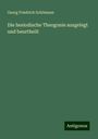 Georg Friedrich Schömann: Die hesiodische Theogonie ausgelegt und beurtheilt, Buch