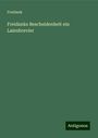 Freidank: Freidanks Bescheidenheit ein Laienbrevier, Buch