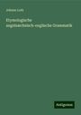 Johann Loth: Etymologische angelsæchsisch-englische Grammatik, Buch