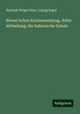 Rudolph Weigel Firm: Börner'schen Kunstsammlung, dritte Abtheilung: die italienische Schule, Buch