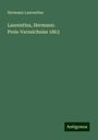 Hermann Laurentius: Laurentius, Hermann: Preis-Verzeichniss 1863, Buch