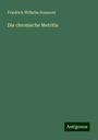 Friedrich Wilhelm Scanzoni: Die chronische Metritis, Buch