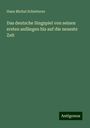 Hans Michel Schletterer: Das deutsche Singspiel von seinen ersten anfängen bis auf die neueste Zeit, Buch