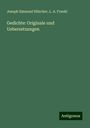 Joseph Emanuel Hilscher: Gedichte: Originale und Uebersetzungen, Buch