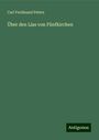 Carl Ferdinand Peters: Über den Lias von Fünfkirchen, Buch