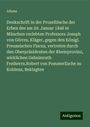 Adams: Denkschrift in der ProzeßSache der Erben des am 29. Januar 1848 in München verlebten Professors Joseph von Görres, Kläger, gegen den Königl. Preussischen Fiscus, vertreten durch den Oberpräsidenten der Rheinprovinz, wirklichen Geheimrath Freiherrn.Robert von PommerEsche zu Koblenz, Beklagten, Buch