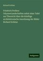 Richard Schöne: Friedrich Prellers OdysseeLandschaften nebst einer Tafel zur Übersicht über die künftige architektonische Anordnung der Bilder Richard Schöne, Buch