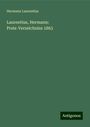 Hermann Laurentius: Laurentius, Hermann: Preis-Verzeichniss 1863, Buch