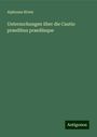 Alphonse Rivier: Untersuchungen über die Cautio praedibus praediisque, Buch