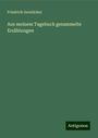 Friedrich Gerstäcker: Aus meinem Tagebuch gesammelte Erzählungen, Buch