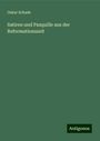 Oskar Schade: Satiren und Pasquille aus der Reformationszeit, Buch