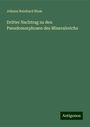 Johann Reinhard Blum: Dritter Nachtrag zu den Pseudomorphosen des Mineralreichs, Buch