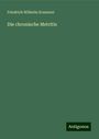 Friedrich Wilhelm Scanzoni: Die chronische Metritis, Buch