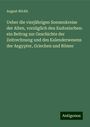 August Böckh: Ueber die vierjährigen Sonnenkreise der Alten, vorzüglich den Eudoxischen: ein Beitrag zur Geschichte der Zeitrechnung und des Kalenderwesens der Aegypter, Griechen und Römer, Buch
