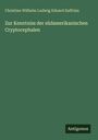 Christian Wilhelm Ludwig Eduard Suffrian: Zur Kenntniss der südamerikanischen Cryptocephalen, Buch