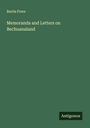 Bartle Frere: Memoranda and Letters on Bechuanaland, Buch