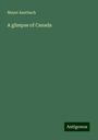 Meyer Auerbach: A glimpse of Canada, Buch