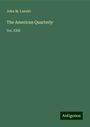 John M. Leavitt: The American Quarterly, Buch